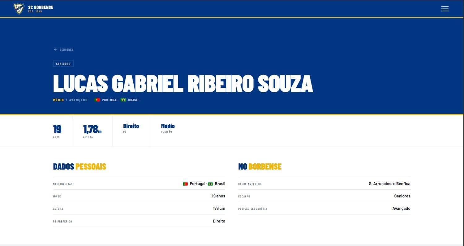 SCBorbense player profile